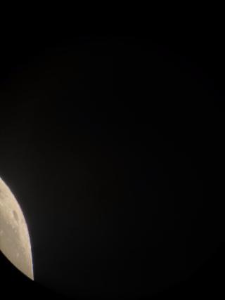 Mars is behind the moon. No more mars.