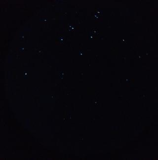 First photos through the 8" scope: a very blurry Mars!
